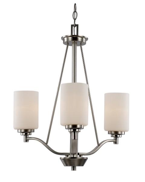 3LT CHANDELIER-DOUBLE DISK-BN-